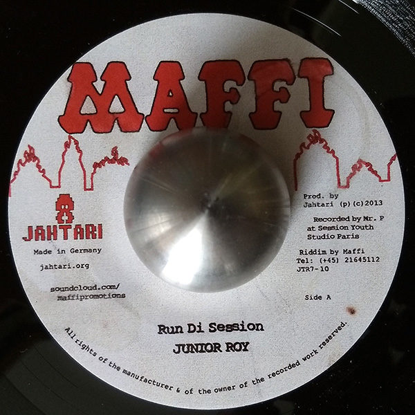Junior Roy - Run Di Session / Lord Sassafrass - Talking Yardie (Maffi 7")